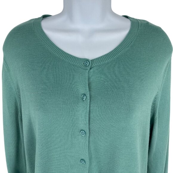 Banana Republic Long Sleeve Button-Front Cardigan Sweater Women's Size XL - Picture 2 of 9